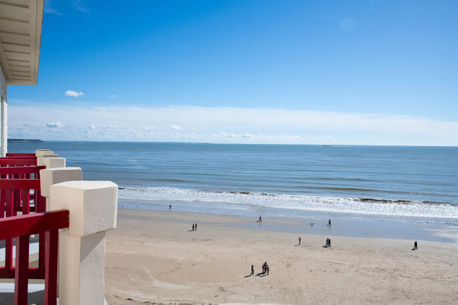 Beach view from the balcony, Mercure La Baule Majestic